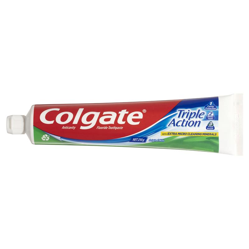 Load image into Gallery viewer, Colgate Toothpaste Triple Action 210g
