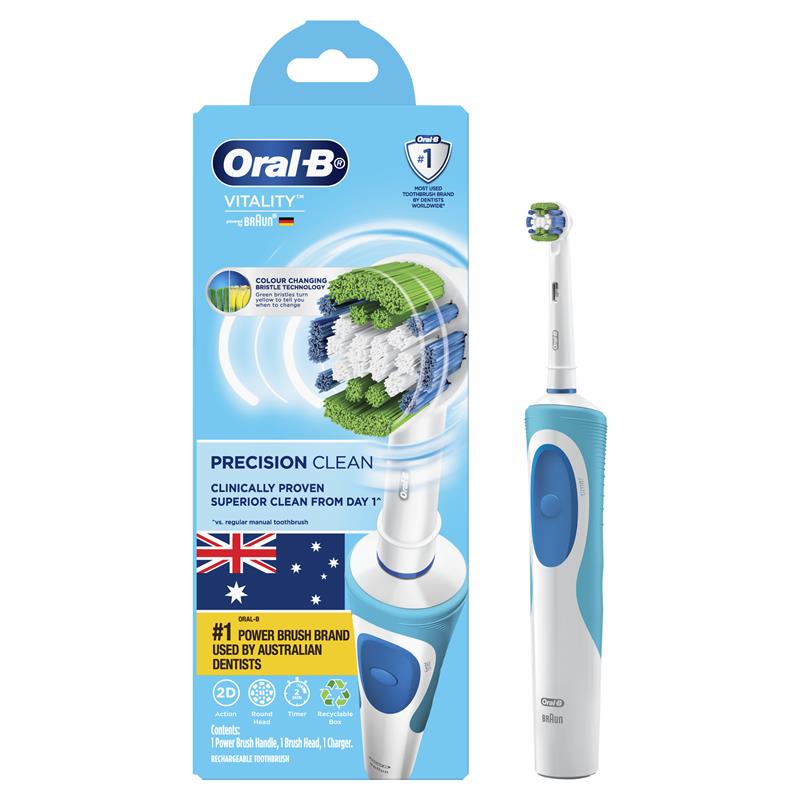 Load image into Gallery viewer, Oral B Power Toothbrush Vitality Precision Clean
