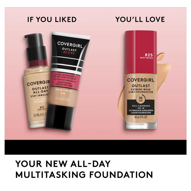 Load image into Gallery viewer, Covergirl Outlast Extreme Wear Foundation 842 Medium Beige 30ml
