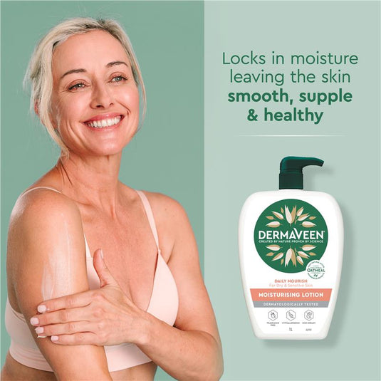 DermaVeen Daily Nourish Soap Free Wash 1.25L Exclusive Size