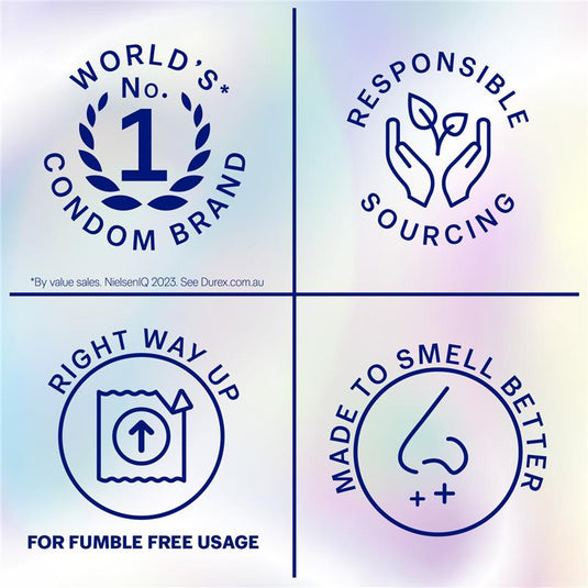 Durex Invisible Wide Fit Condoms 10 Pack