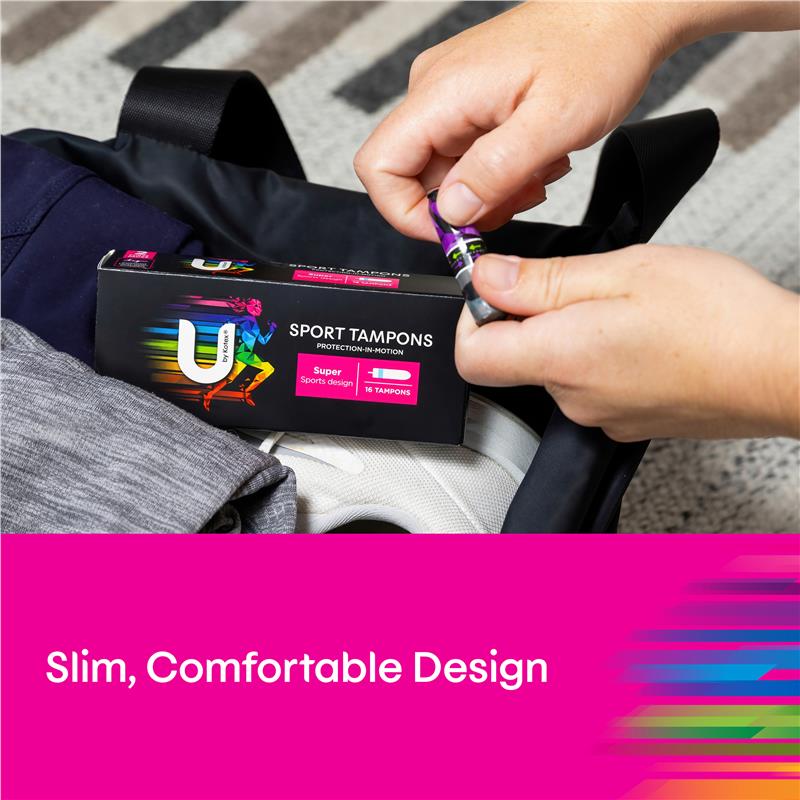 Load image into Gallery viewer, U By Kotex Sport Tampons Super 16 Pack

