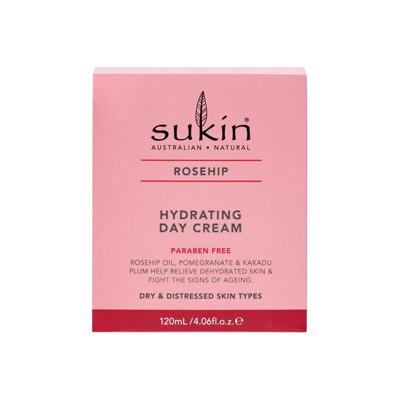 Load image into Gallery viewer, Sukin Rosehip Hydrating Day Cream 120ml
