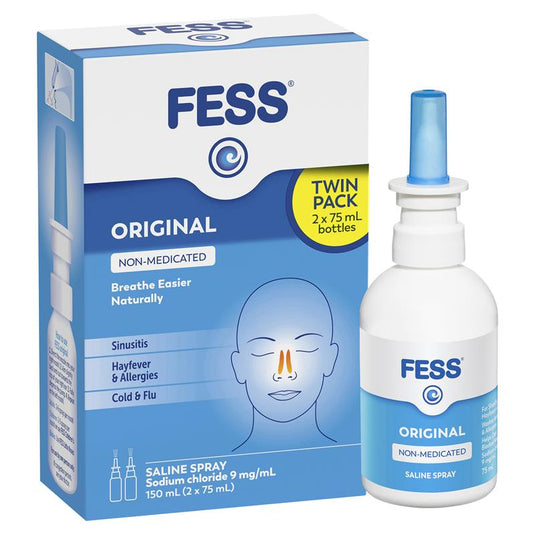 Fess Nasal Spray Twin Pack 150ml (2 x 75mL)