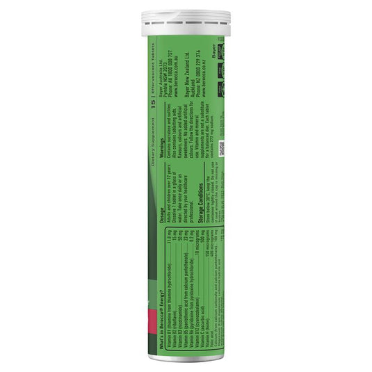 Berocca Energy Original Berry 60 Effervescent Tablets Exclusive Size
