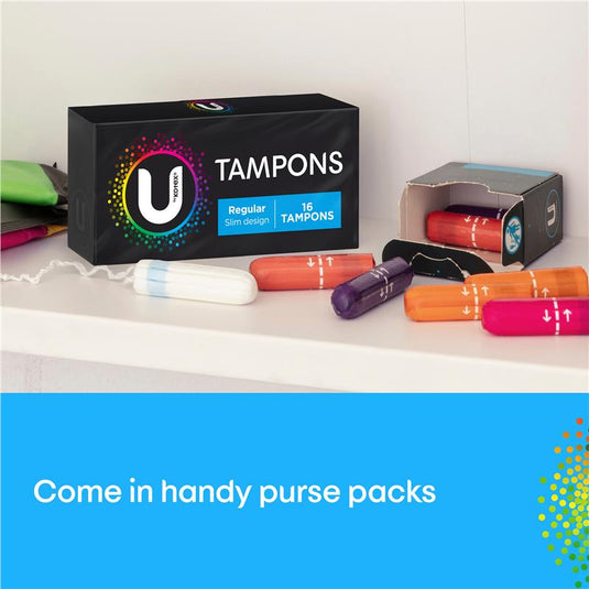 U by Kotex Slim Tampons Regular 16 Pack