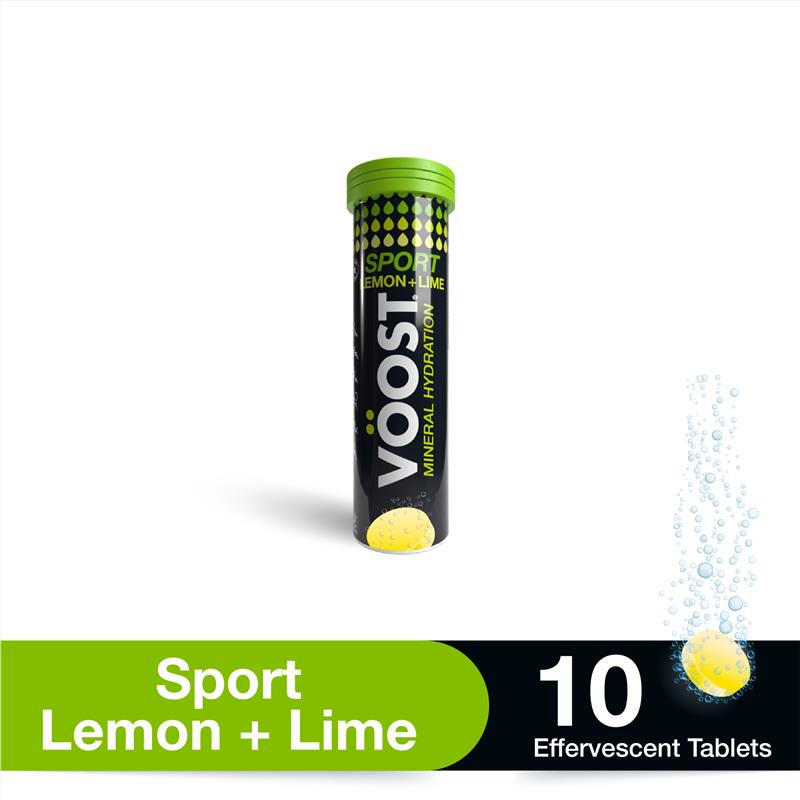 Load image into Gallery viewer, Voost Sport Lemon &amp; Lime Effervescent 10 Tablets
