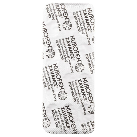 Nurofen Zavance Fast Pain Relief Caplets 256mg Ibuprofen 96 Pack