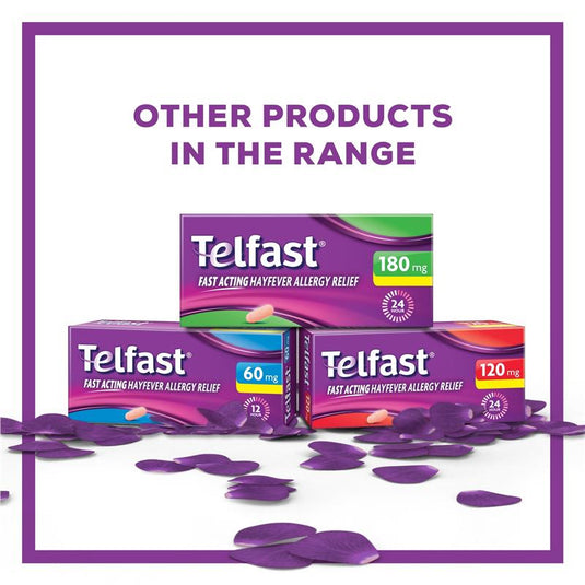 Telfast Hayfever Allergy Tablets 180mg 70 Pack