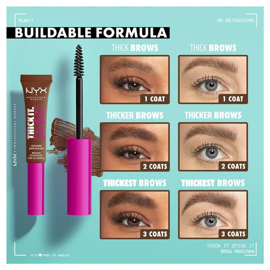 NYX Thick It Stick It Brow Mascara Taupe