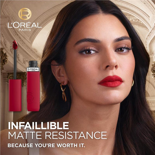 L'Oreal Paris Infallible Matte Resistance Liquid Lipstick 635 Worth It Medium