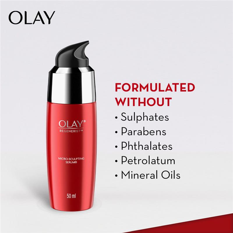 Load image into Gallery viewer, Olay Regenerist Micro Sculpting Advanced Anti-Ageing Moisturising Serum 50mL
