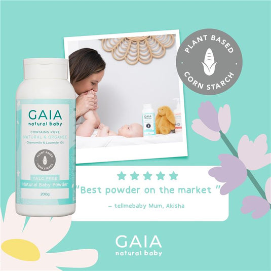 Gaia Natural Baby Powder 200g