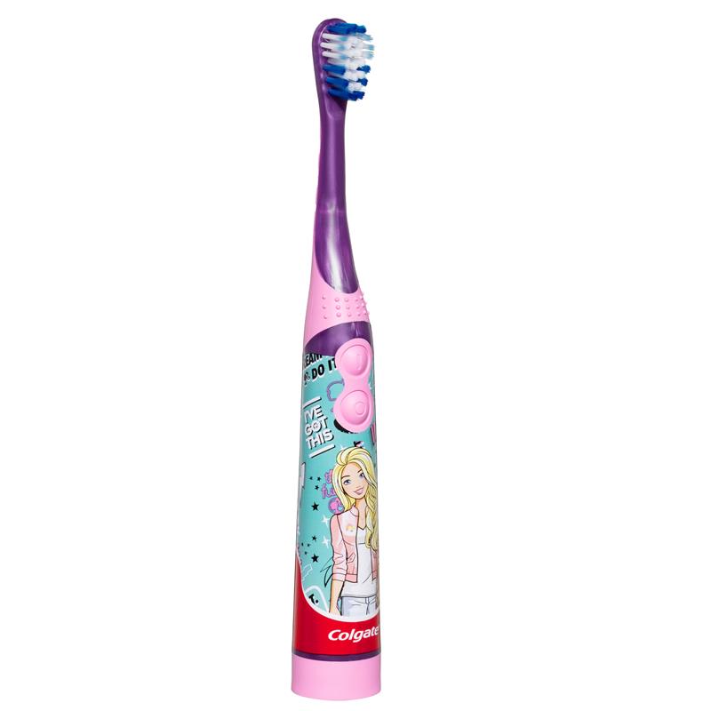 Load image into Gallery viewer, Colgate Toothbrush Kids Barbie Sonic Battery
