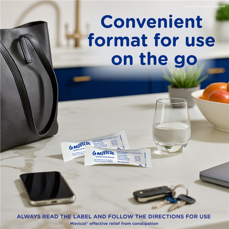 Load image into Gallery viewer, Movicol Adult Lemon Lime 30 Sachets
