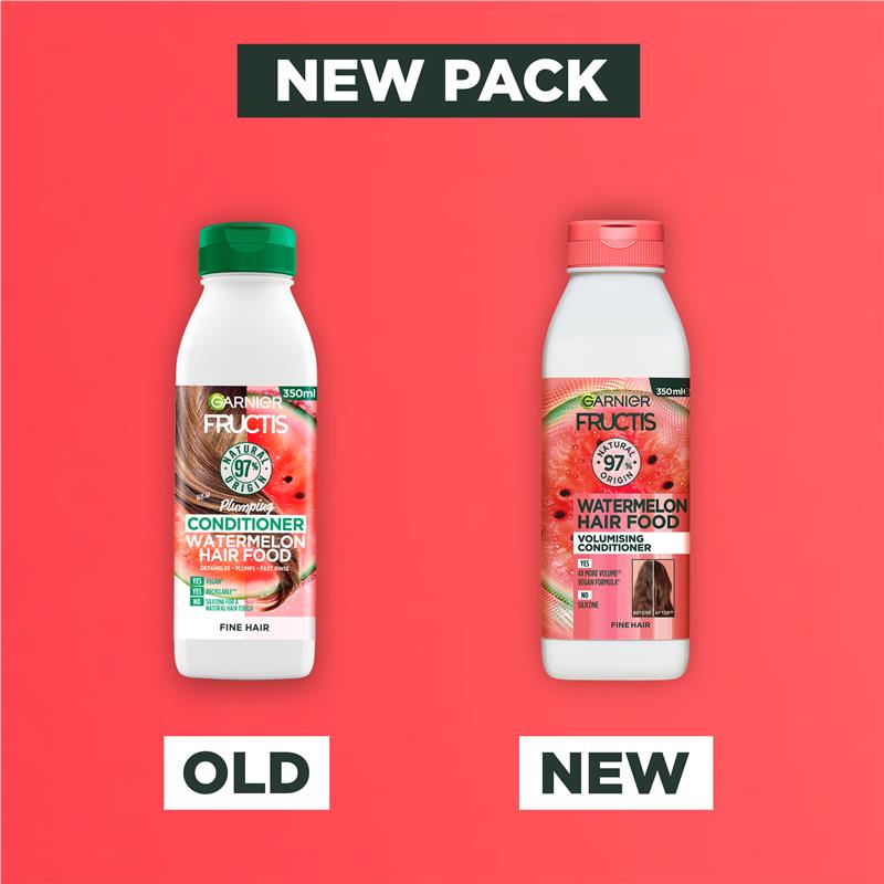 Load image into Gallery viewer, Garnier Fructis Hair Food Watermelon Conditioner 350ml
