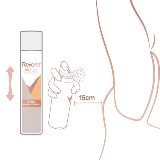 Rexona Women Clinical Protection Antiperspirant Aerosol Summer Strength 180ml