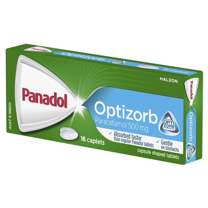 Load image into Gallery viewer, Panadol Optizorb Paracetamol Pain Relief 16 Caplets
