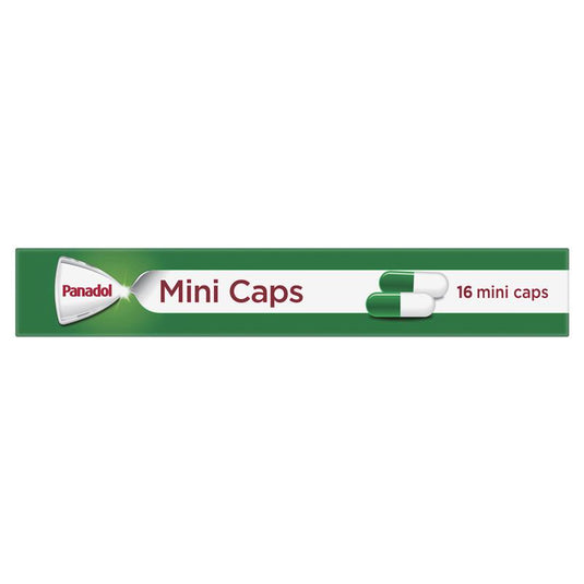 Panadol Paracetamol Pain Relief 16 Mini Caplets