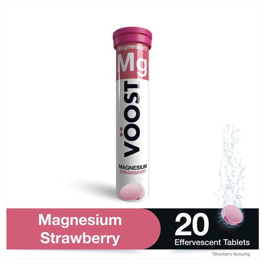 Voost Magnesium Strawberry Effervescent Tablets 20 Pack