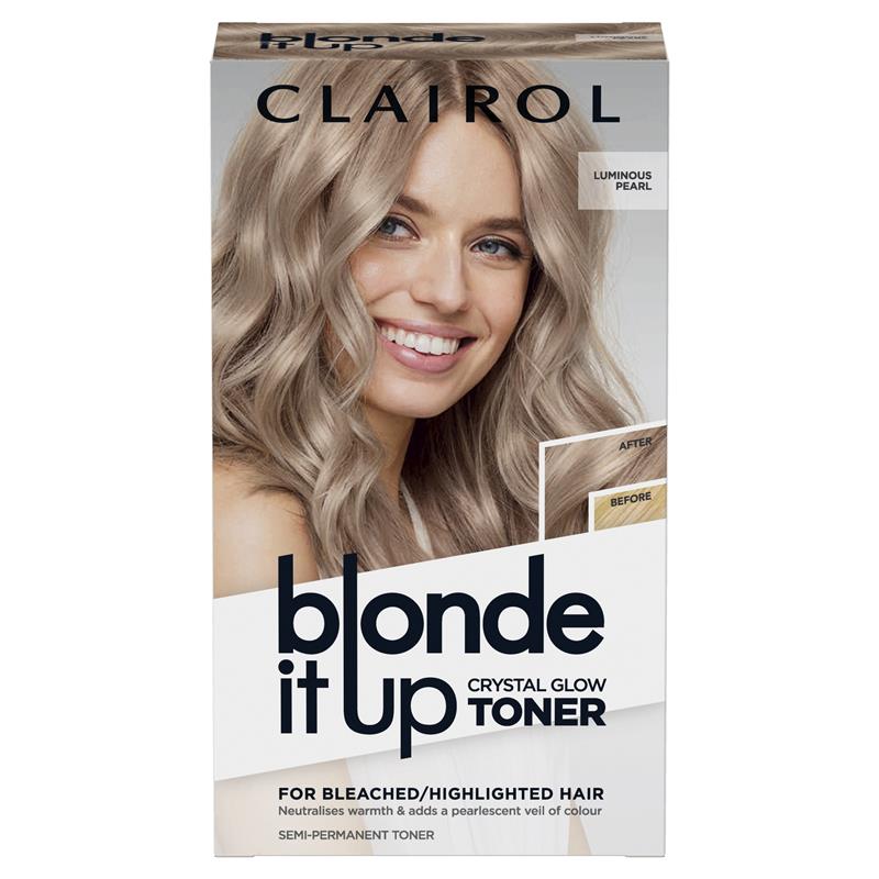 Load image into Gallery viewer, Clairol Blonde It Up Crystal Glow Semi Permanent Toner Luminous Pearl
