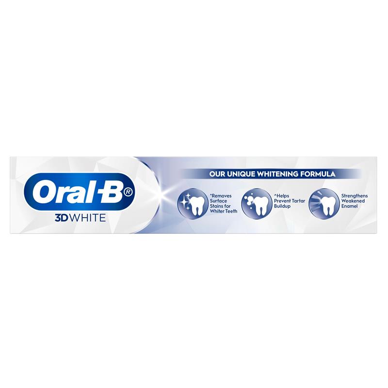Load image into Gallery viewer, Oral B Toothpaste 3D White Strengthen Enamel 110g
