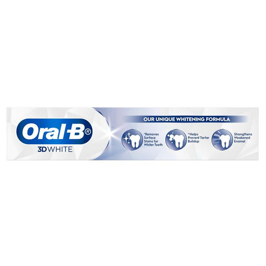 Oral B Toothpaste 3D White Strengthen Enamel 110g