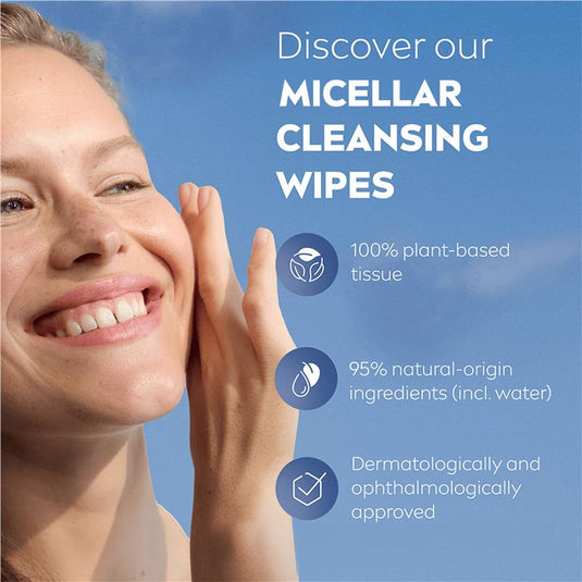 NIVEA 3in1 Micellar Cleansing All Skin Types Wipes 25 Pack