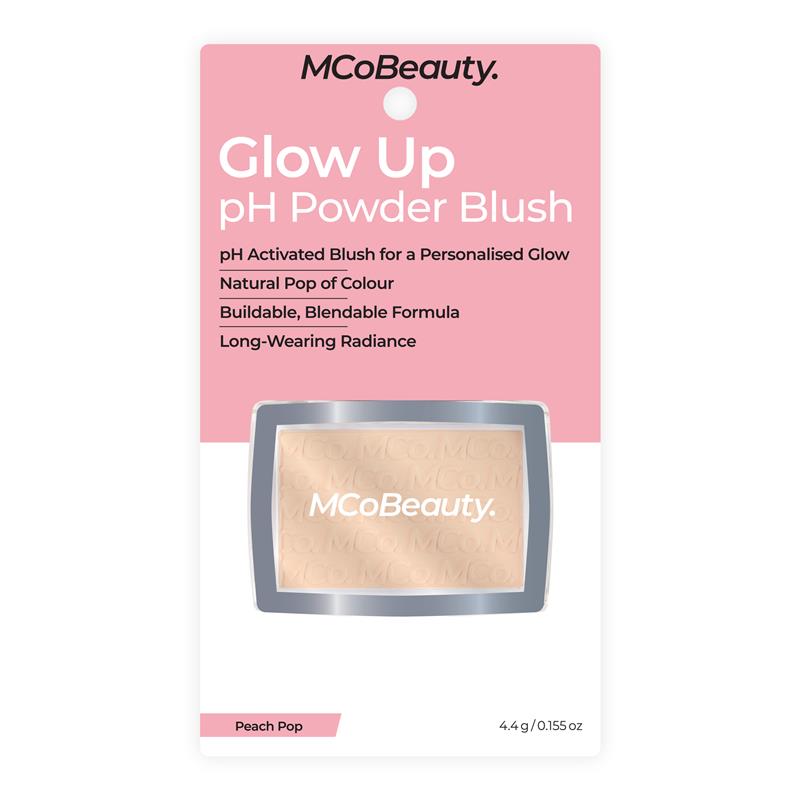 Load image into Gallery viewer, MCoBeauty Glow Up pH Powder Blush Peach Pop
