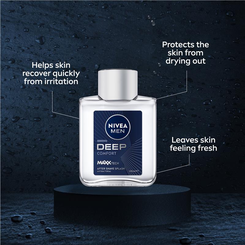 Load image into Gallery viewer, NIVEA for Men Deep After Shave Splash 100ml
