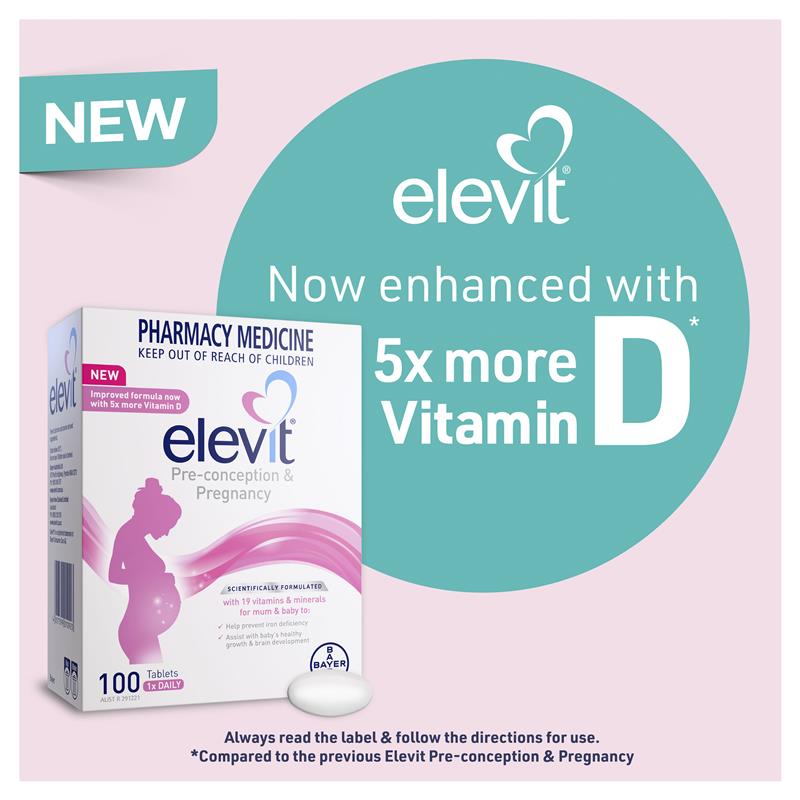 Load image into Gallery viewer, Elevit Pre-conception &amp; Pregnancy 100 Tablets
