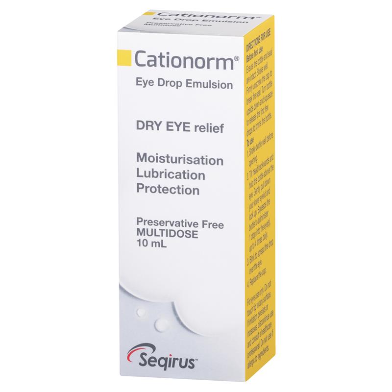 Load image into Gallery viewer, Cationorm Preservative Free Eye Drops 10ml

