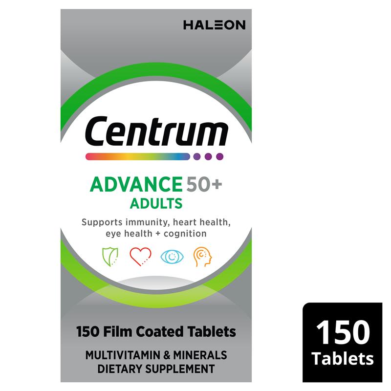 Load image into Gallery viewer, Centrum Advance 50+ 150 Tablets Exclusive Size
