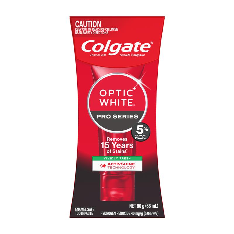 Load image into Gallery viewer, Colgate Toothpaste Optic White Pro Series Vividly Fresh 5% 80g

