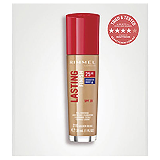 Rimmel Long Lasting 25Hr Foundation Golden Beige 210