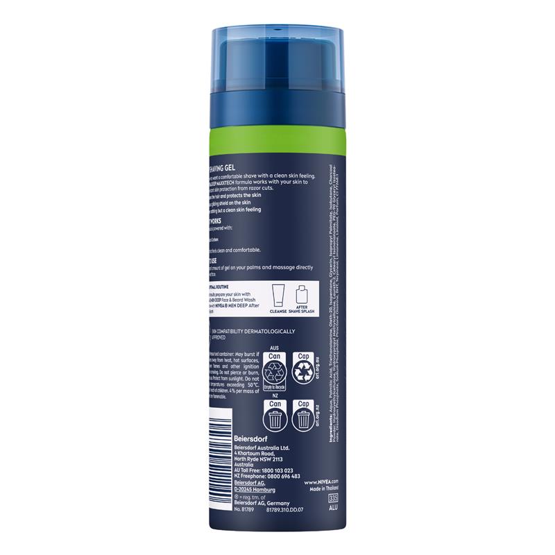 Load image into Gallery viewer, NIVEA for Men Deep Shave Gel 200ml
