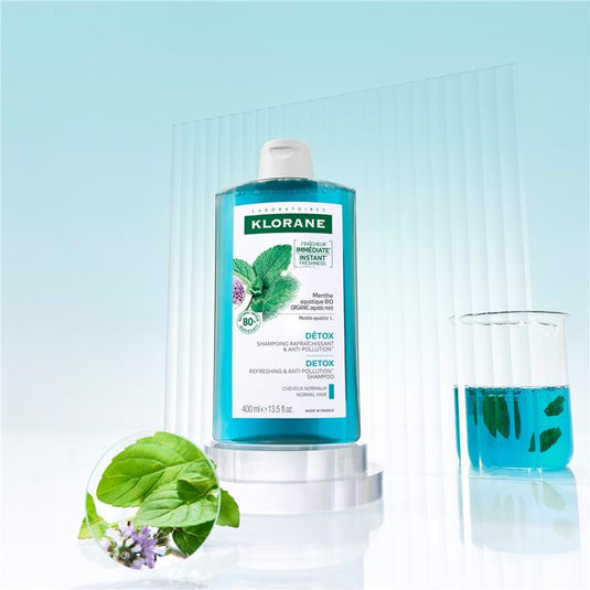 Klorane Scalp Detox Shampoo with Aquatic Mint 400ml
