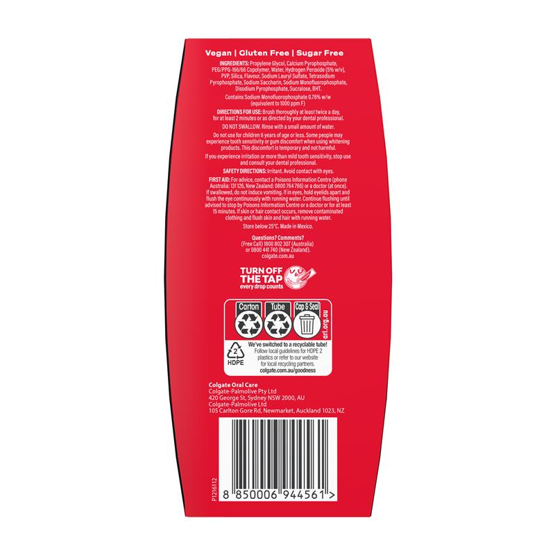 Load image into Gallery viewer, Colgate Toothpaste Optic White Pro Series Stain Prevention 5% 80g

