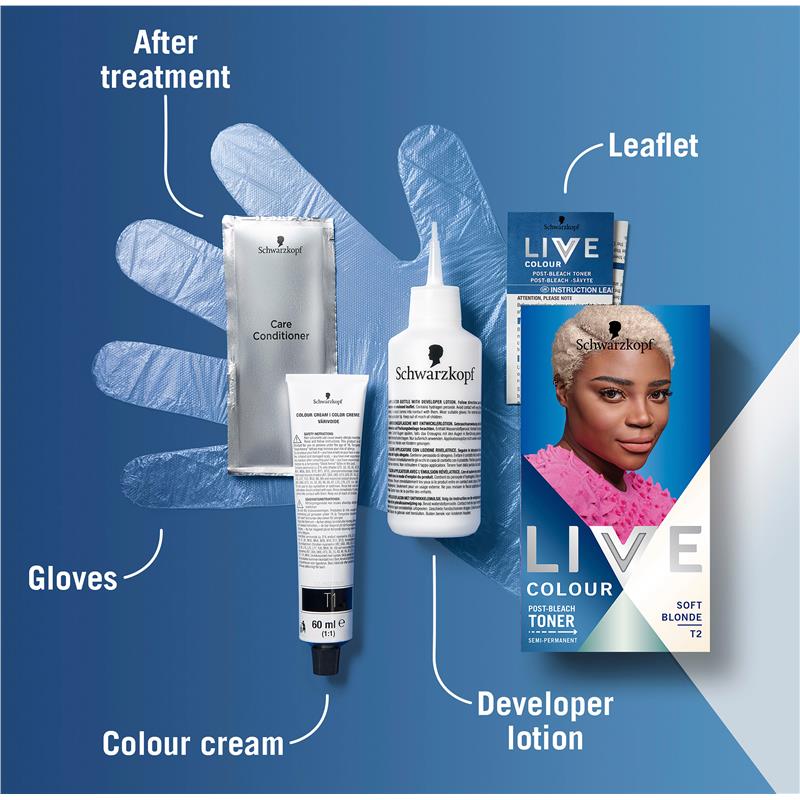 Load image into Gallery viewer, Schwarzkopf Live Colour Semi-Permanent Toner Soft Blonde T2
