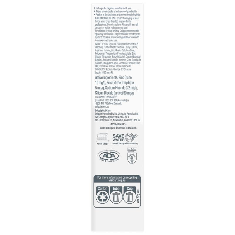 Load image into Gallery viewer, Colgate Toothpaste Total Sensitivity &amp; Gum Double Mint 115g
