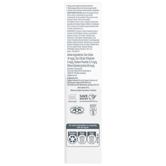 Colgate Toothpaste Total Sensitivity & Gum Double Mint 115g