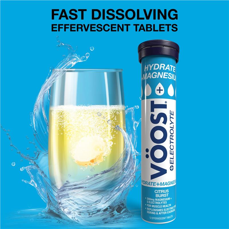Load image into Gallery viewer, Voost Hydrate + Magnesium Citrus Burst Effervescent Tablets 36 Pack

