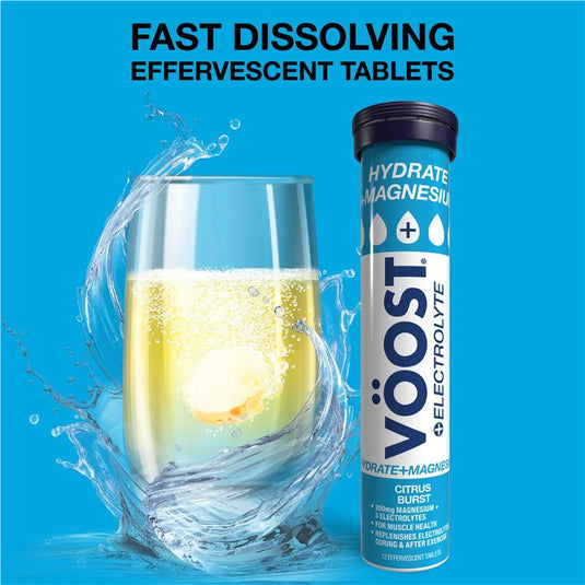 Voost Hydrate + Magnesium Citrus Burst Effervescent Tablets 36 Pack