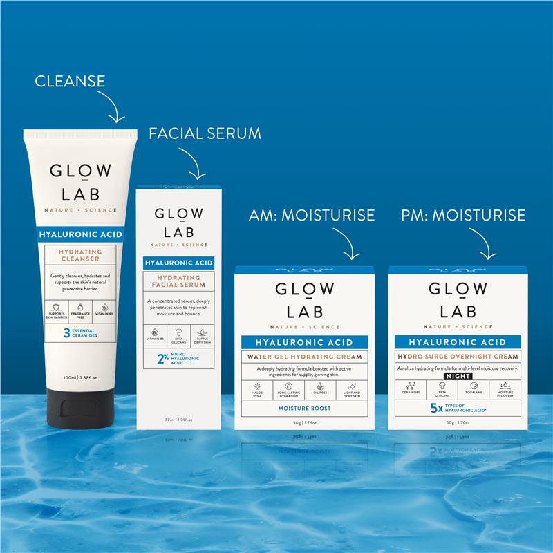 Load image into Gallery viewer, Glow Lab Hyaluronic Acid Water Gel Hydrating Cream 50g
