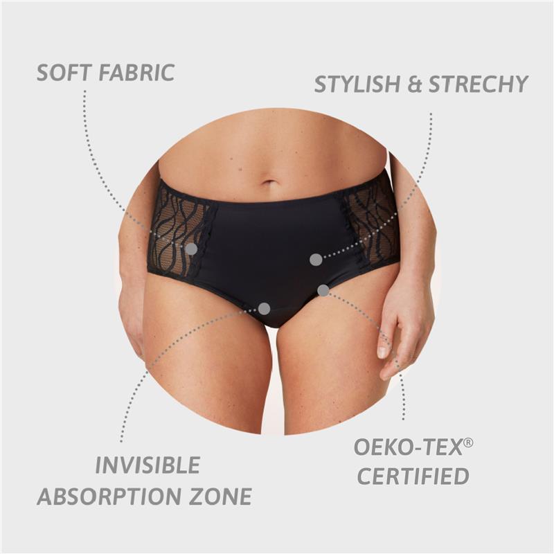 Load image into Gallery viewer, TENA Washable Absorbent Underwear Classic Noir Size 18-20
