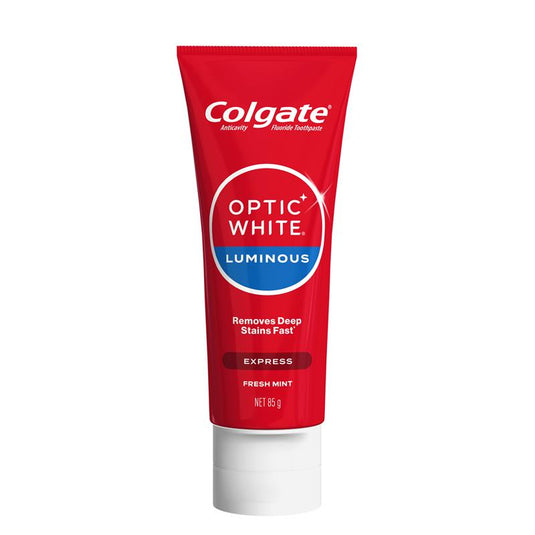 Colgate Optic White Express White Teeth Whitening Toothpaste Fresh Mint with Hydrogen Peroxide 85g