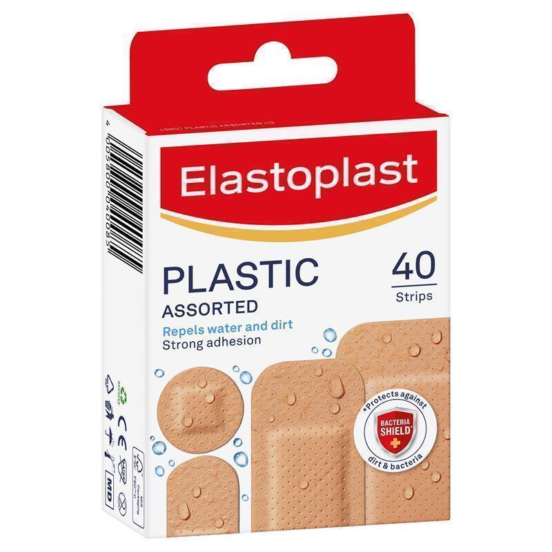 Load image into Gallery viewer, Elastoplast Plastic Assorted 40 Pack
