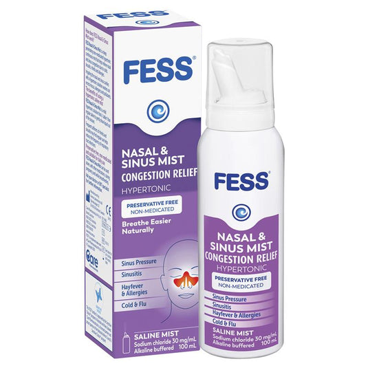 Fess Nasal & Sinus Saline Mist 100ml
