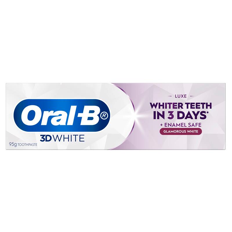 Load image into Gallery viewer, Oral B 3D White Luxe Glamorous White Toothpaste 95g
