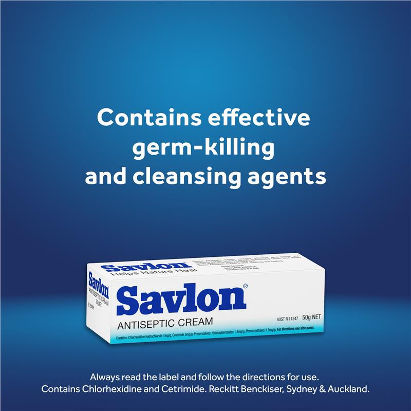 Load image into Gallery viewer, Savlon Antiseptic Cream for Cuts Grazes Bites 50g
